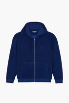 Solid Terry Hoodie Sweatshirt