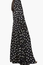 POLKA DOTS-PRINT MAXI DRESS
