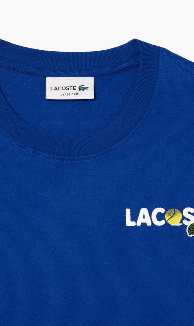 Heavy Cotton Jersey Back Print T-shirt