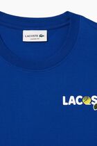 Heavy Cotton Jersey Back Print T-shirt