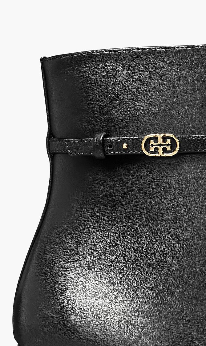 DOUBLE T BUCKLE WEDGE BOOT 85MM