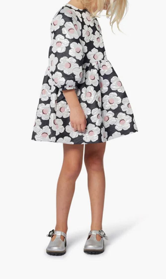 Kids White Flowers Dress