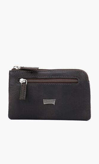 Embossed Metal Logo Wallet