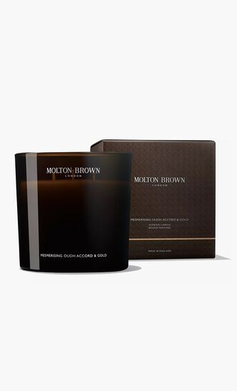 Mesmerising Oudh Accord & Gold Luxury Candle, Triple Wick