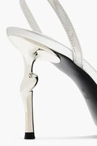 ALIVIA GOLD METAL HEEL SANDALS