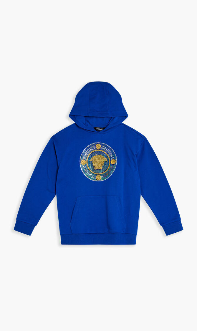 SWEATSHIRT FLEECE + MEDUSA EMBROIDERY