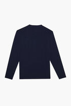 ALES TEE SHIRT CR24 TRTL PATCH COT BLEU MARINE