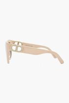 Smoke Gradient Butterfly Sunglasses