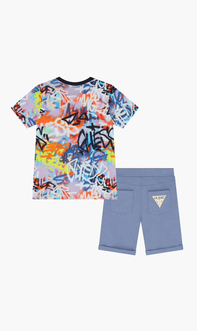 Graffiti Shorts Set