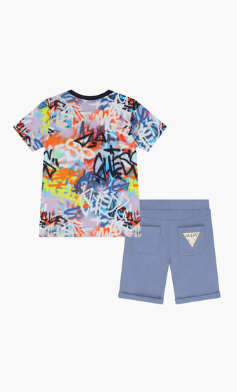 Graffiti Shorts Set