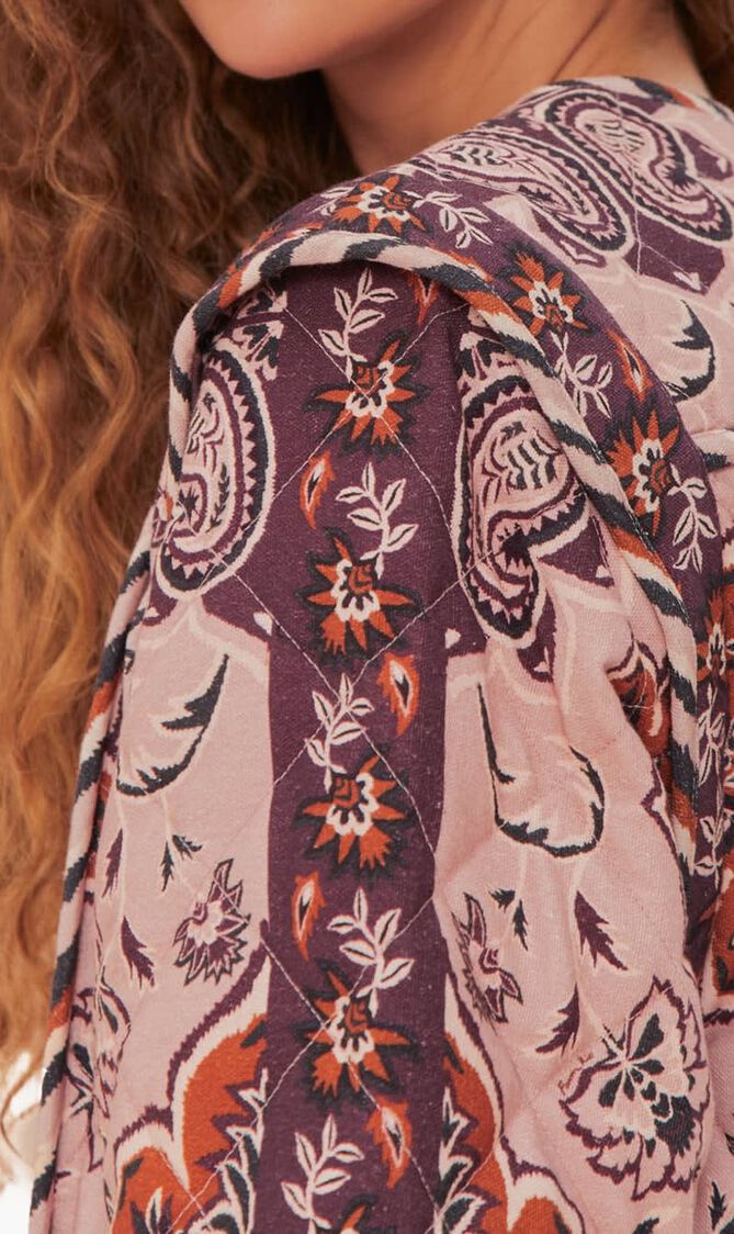 Glam Tapestry Long Sleeve Jacket