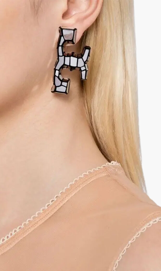 Miller Pave Triple Hoop Earrings