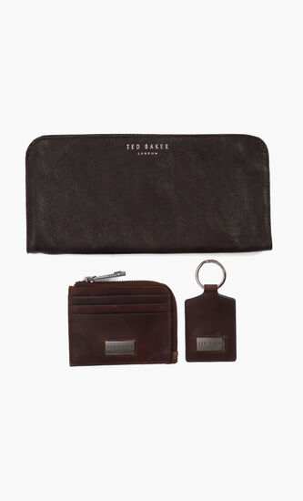 Keyring and Small Wallet Gift Set