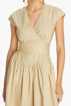 Cotton Poplin Wrap Dress