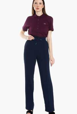 Central Seam Trimmed Pants