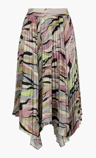 Pleated Midaxi Skirt