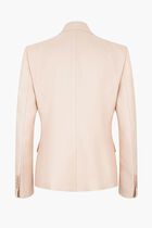 Single Breasted Wool and Silk Twill Blazer