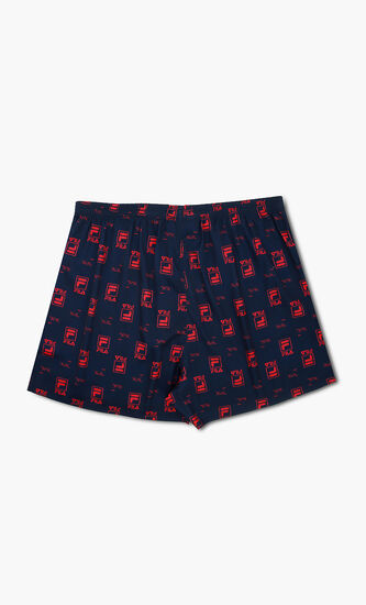 All Over Print Logo Shorts