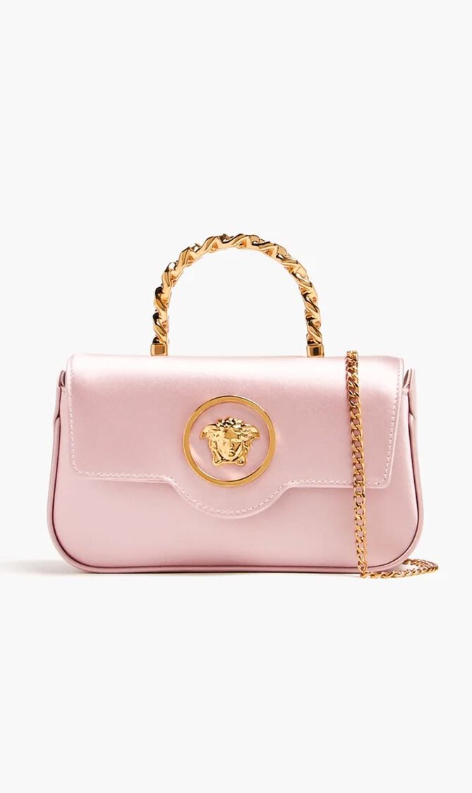 La Medusa Satin Mini Bag