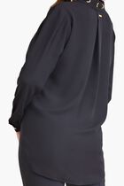 PHOEBE CHAIN BLOUSE - DOUBLE GGT 123 SOLID