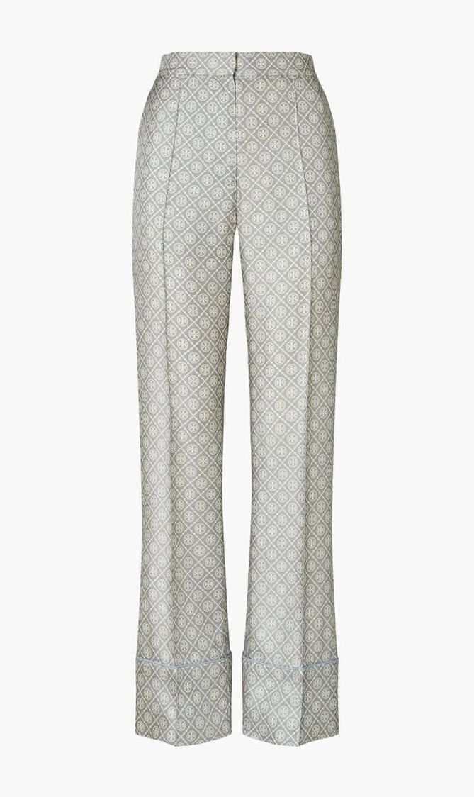 Printed T Monogram Silk Pant