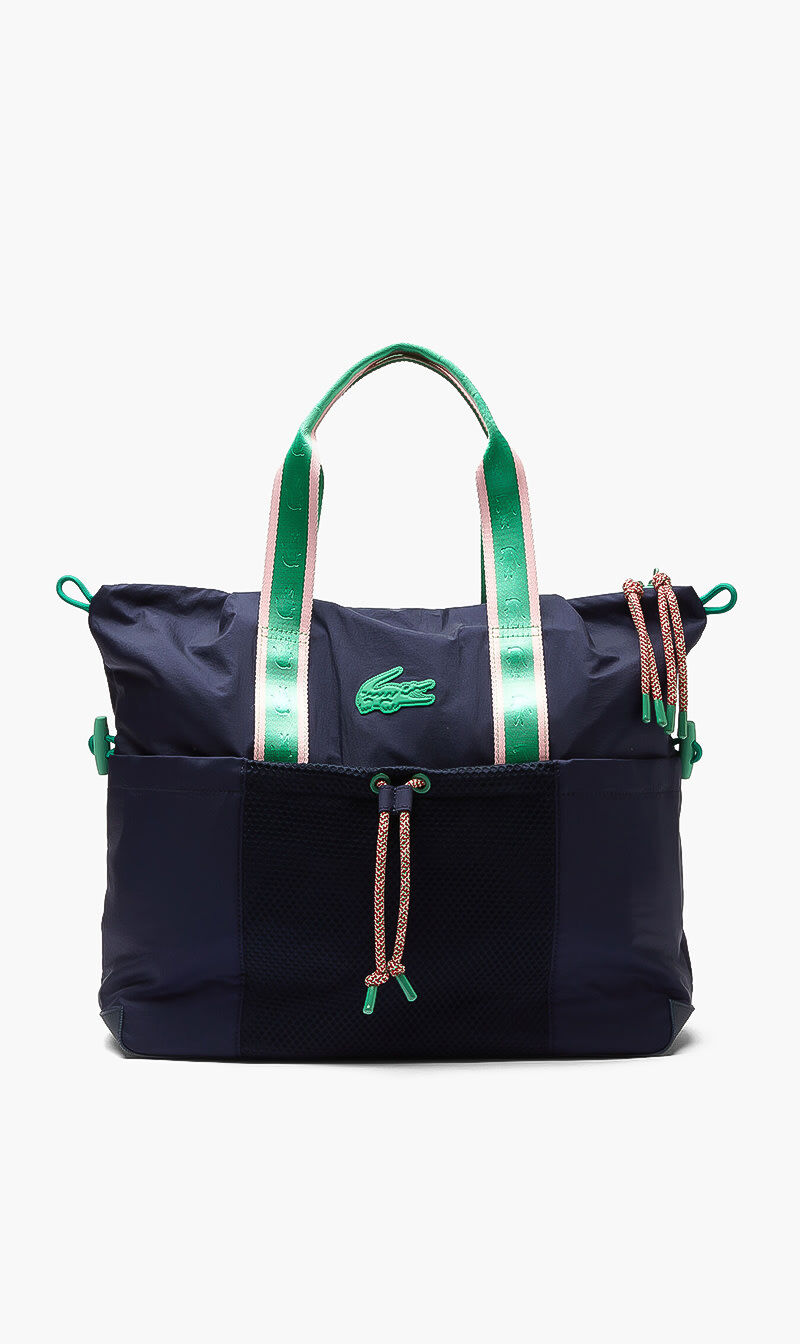 Buy LACOSTE Crocodile Handles Large Sports Bag for AED 495.00
