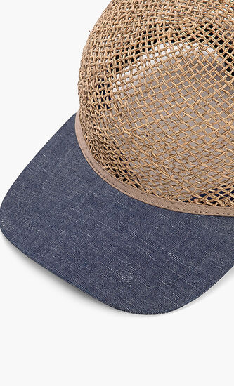 Straw Baseball Cap