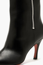 MONA BOOT NAPPA BLACK 80 MM BENDED HEEL