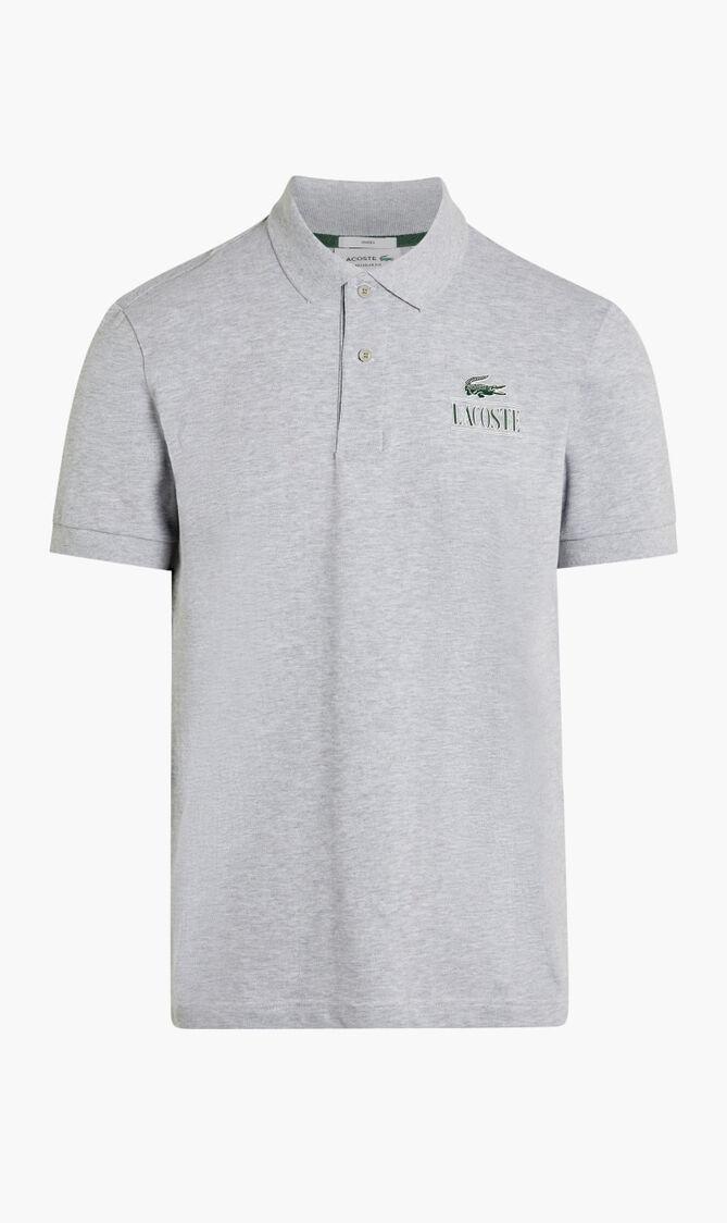 Signature Print Stretch Polo Shirt