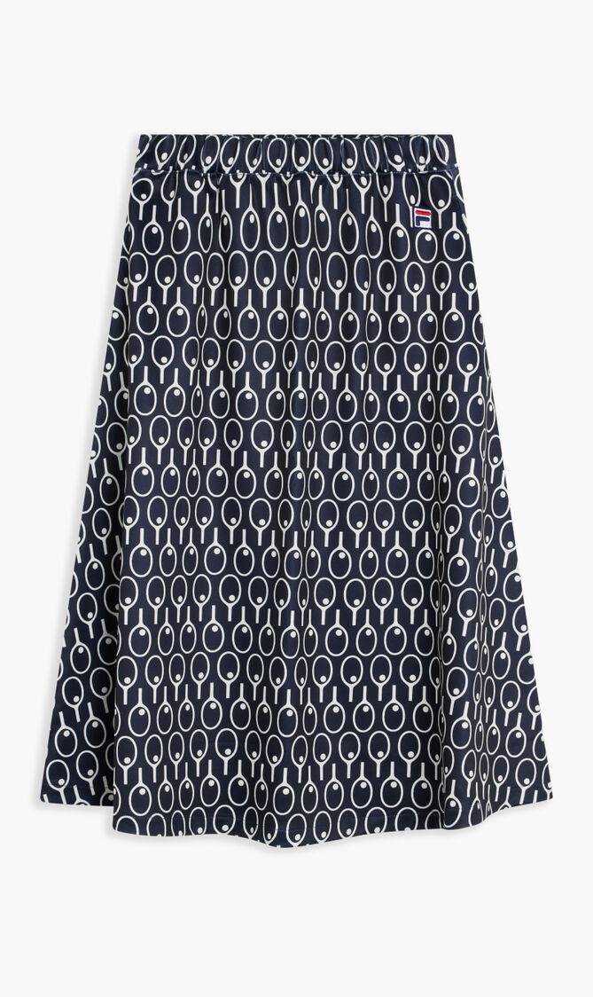 MIDI FLARED SKIRT WITH POCKETS