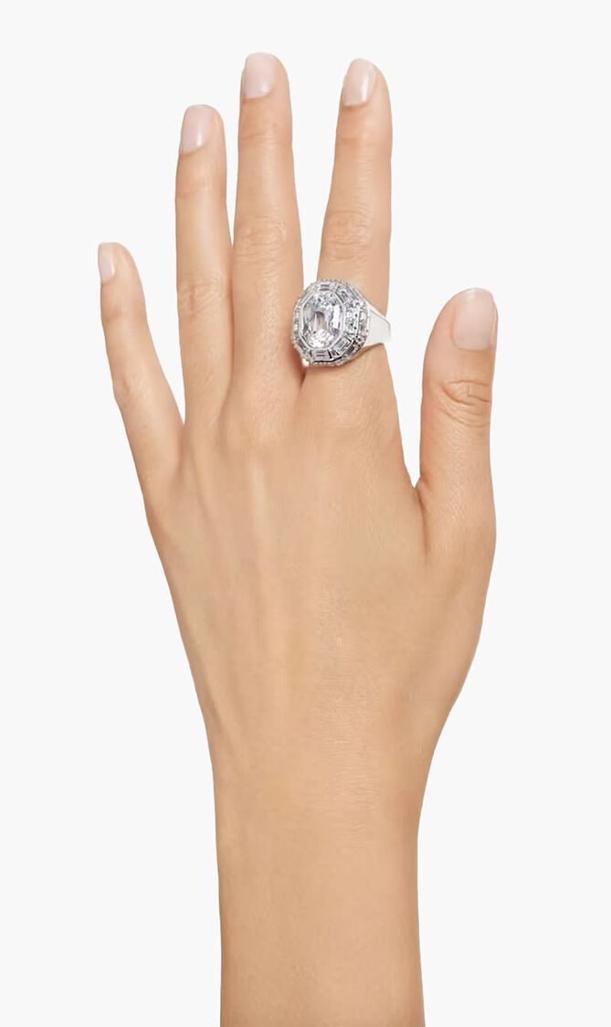 MESMERA RING WHI/RHS 60 MM