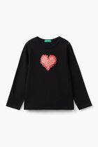 Embroidered Long Sleeve T-Shirt