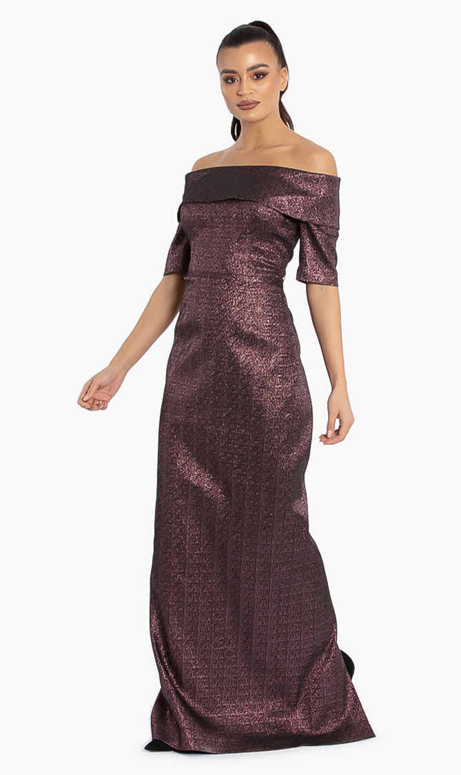 Buy TERI JON Metallic Jacquard Go for N A 0.0 The Deal Outlet