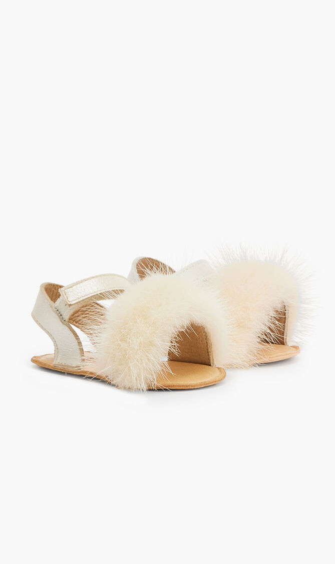 Embellished Leather Sandals Embellished Leather Sandals