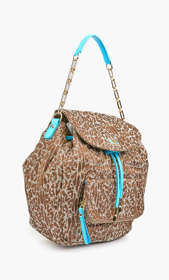 Leopard Print Backpack
