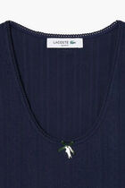 Slim Fit Pointelle Knit Tank Top Slim Fit Pointelle Knit Tank Top