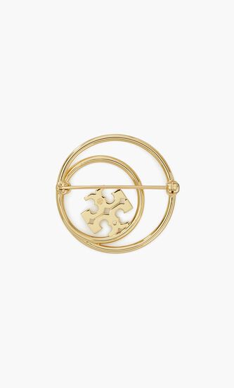 MILLER DOUBLE RING BROOCH