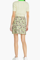 COTTON POINTELLE POLO SWEATER