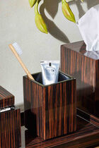 Macassar Ebony Brush Holder