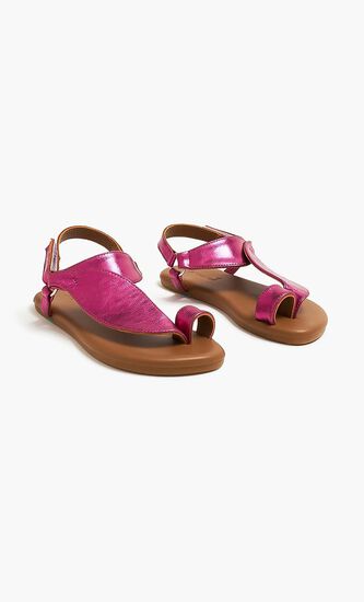 1445 H Classic Design Pinkpino Color Sandals Strap