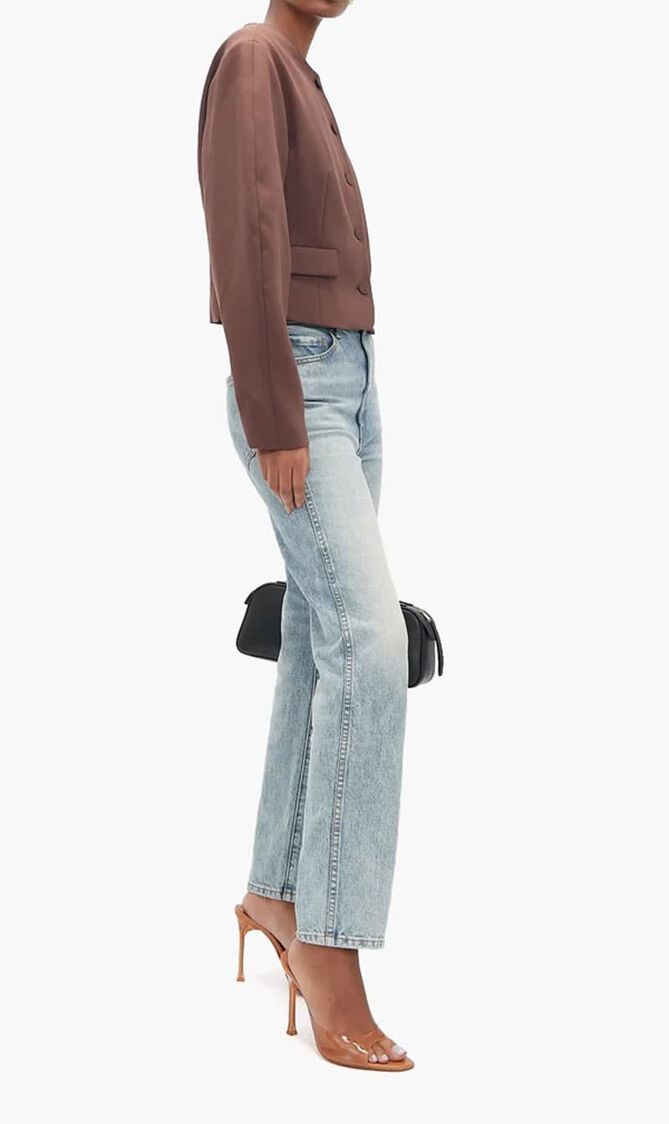 Amina Muaddi Alexa slippers