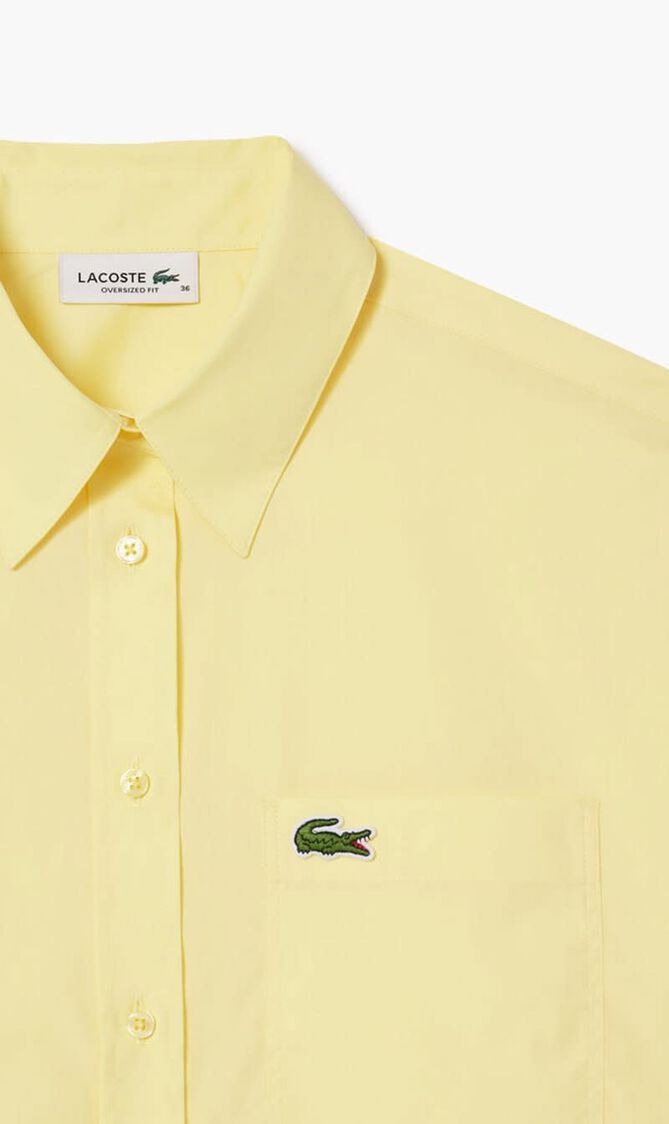 Oversized Fit Cotton Poplin Shirt