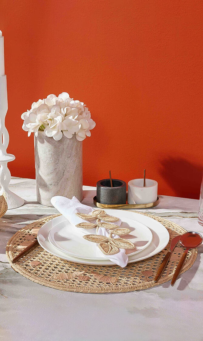 Iraca Round Table Mat