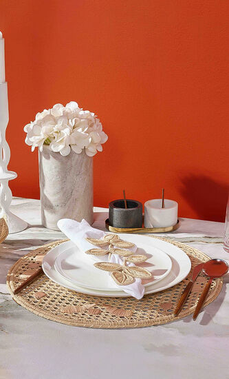Iraca Round Table Mat