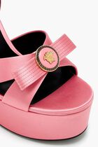 Gianni Ribbon Satin Sandals