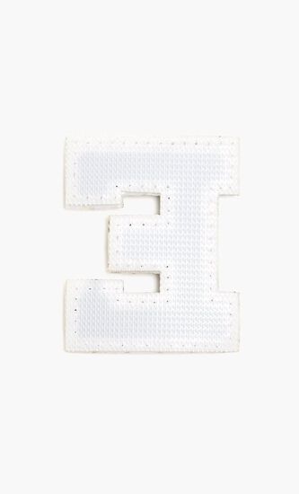 Chenille Varsity Letter 'E' Patch