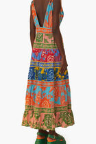 Mixed Lace Garden Midi Dress Mixed Lace Garden Midi Dress