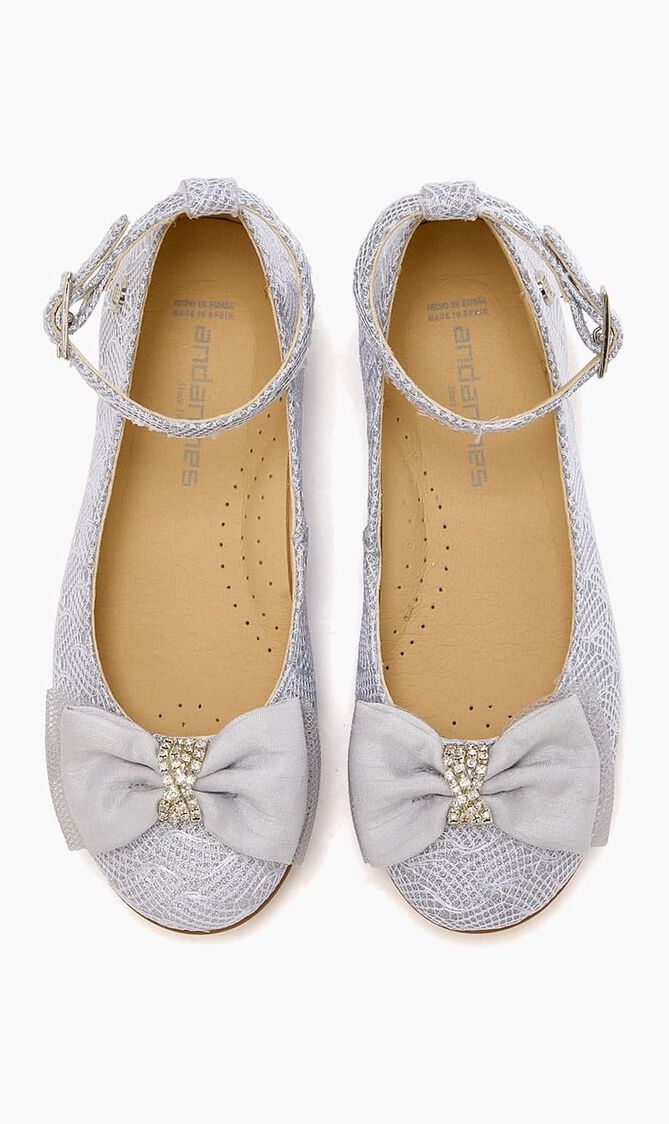 Bow Embellished Ballerinas