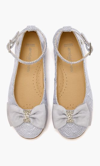 Bow Embellished Ballerinas