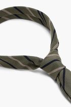 MEN TIE WOOL STRIPE